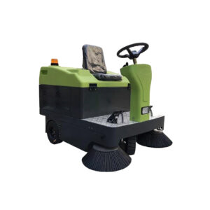 Portable Ride on Electric Sweeper Floor Cleaning Machine With Automated Dustbin