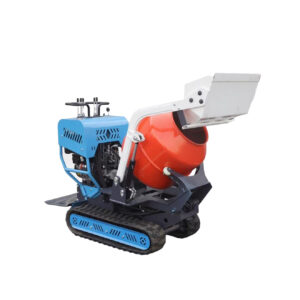 New Diesel Cement Mixer Machine Mini Portable Crawler With Tracks Self Loading Portable