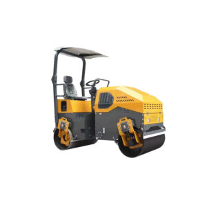 1 Ton 3 Ton Diesel Tandem Two Wheel Asphalt Concrete Vibratory Road Roller Double Drum Roller Competitive Price