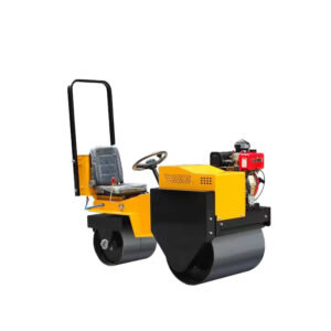 Hand Mini Compactor Road Roller Fully Hydraulic Diesel Road Roller Walking Double Drum Compactor Road Roller