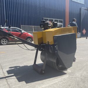 Hand Mini Compactor Road Roller Fully Hydraulic Diesel Road Roller Walking Double Drum Compactor Road Roller