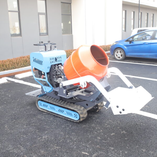 New Diesel Cement Mixer Machine Mini Portable Crawler With Tracks Self Loading Portable