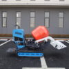 New Diesel Cement Mixer Machine Mini Portable Crawler With Tracks Self Loading Portable