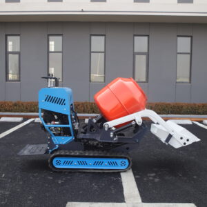 New Diesel Cement Mixer Machine Mini Portable Crawler With Tracks Self Loading Portable