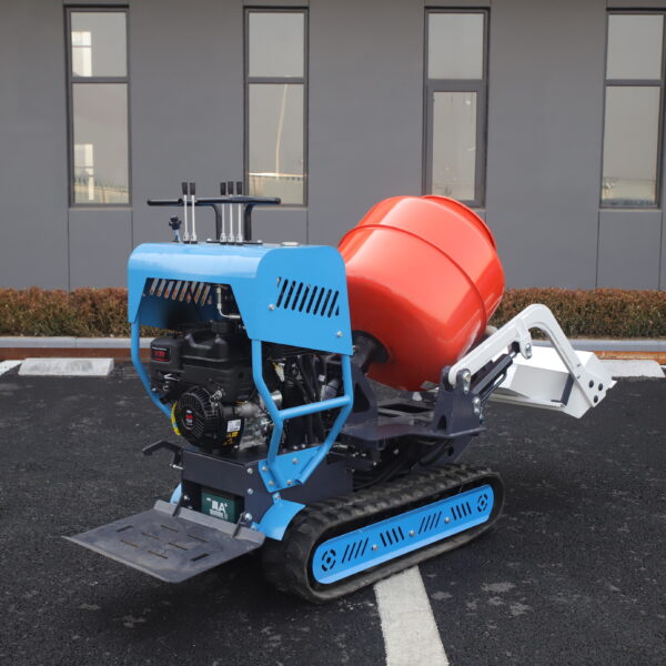 New Diesel Cement Mixer Machine Mini Portable Crawler With Tracks Self Loading Portable