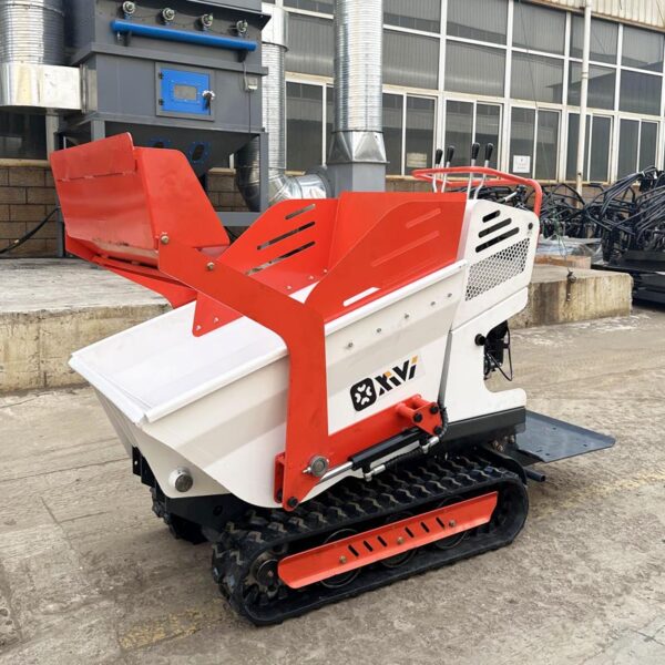 108 1000 800 500 300 Kg Can Be Tilted Tracked Mini Dumper Truck 0.8 Ton Crawler Dumper Mini Transporter Self Loading Mini Dumper