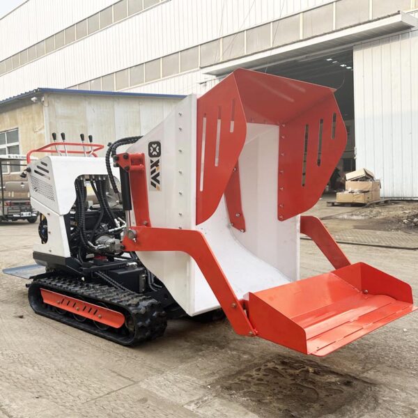 112 1000 800 500 300 Kg Can Be Tilted Tracked Mini Dumper Truck 0.8 Ton Crawler Dumper Mini Transporter Self Loading Mini Dumper