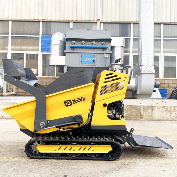 128 Free Shipping Mini Crawler Dumper Multifunctional Tracked Mini Dumper 1000kg Mini Transporter Dump Truck for Construction
