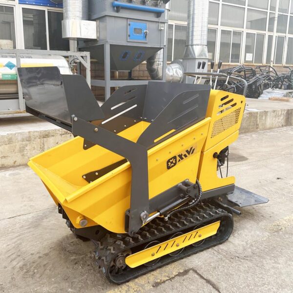 132 Free Shipping Mini Crawler Dumper Multifunctional Tracked Mini Dumper 1000kg Mini Transporter Dump Truck for Construction