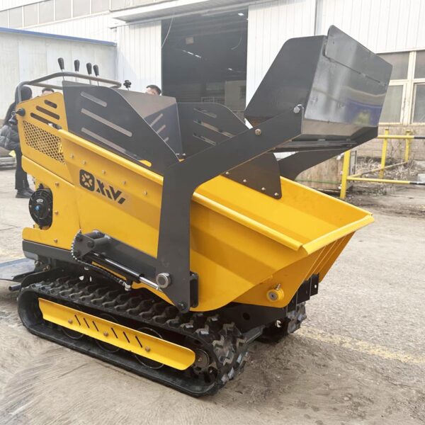 138 Free Shipping Mini Crawler Dumper Multifunctional Tracked Mini Dumper 1000kg Mini Transporter Dump Truck for Construction