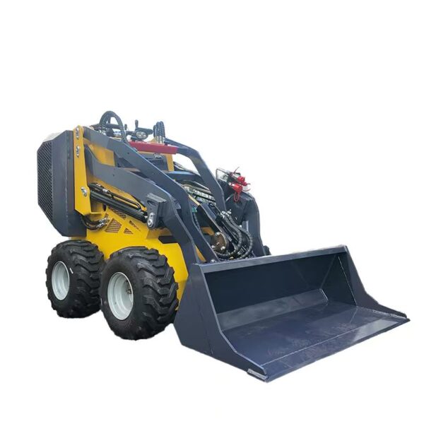 68a4218c8cdb65579209368713daf0dd High Quality Compact Crawler Front End Seat Driving Mini Track Telescopic Skid Steer Loader with Attachments