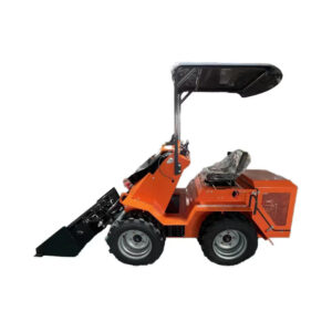 Mini Track Crawler Skid Steer Loader with Universal Quick Hitch Skid Steer Loader Compatible with Attachments