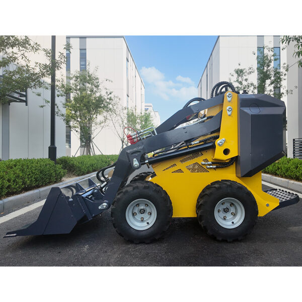 DJI_20250630161439_0099_D High Quality Compact Crawler Front End Seat Driving Mini Track Telescopic Skid Steer Loader with Attachments