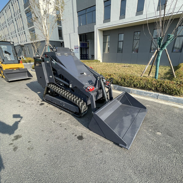 Economical Home EPA Kubota Engine Skid Steer Loader Track Crawler Loader Small Mini Skidsteer