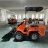 Mini Track Crawler Skid Steer Loader with Universal Quick Hitch Skid Steer Loader Compatible with Attachments
