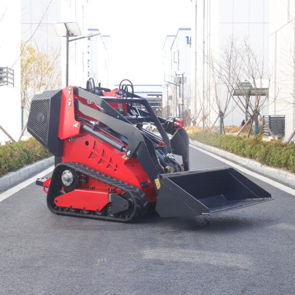IMG_8128 Mini Skid Steer Crawler Loader With 25Hp Kubota diesel Engine and Three Pumps and Three Valves