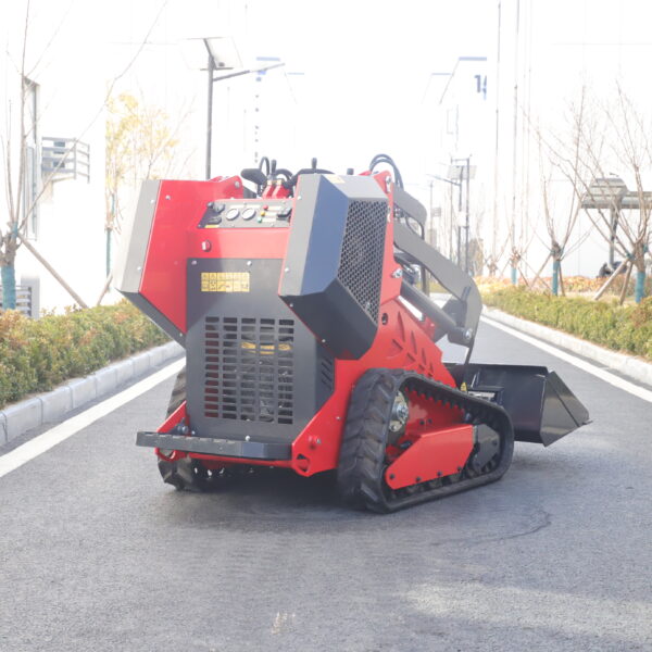 IMG_8137 Mini Skid Steer Crawler Loader With 25Hp Kubota diesel Engine and Three Pumps and Three Valves