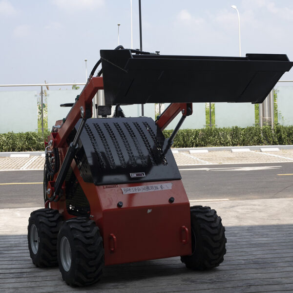 微信图片_20250626133713 China Mini Crawler Loader Compact Wheel Loader with Flail Mower diesel Stand on Skidsteer Track Loader