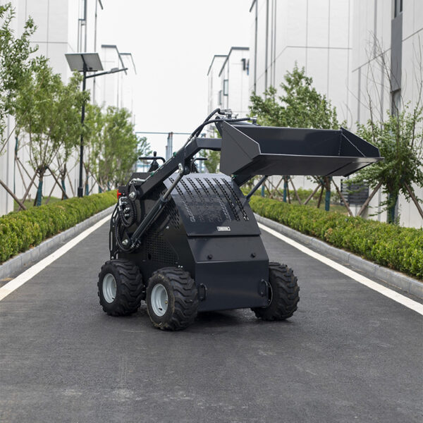 微信图片_20250626133715 China Mini Crawler Loader Compact Wheel Loader with Flail Mower diesel Stand on Skidsteer Track Loader